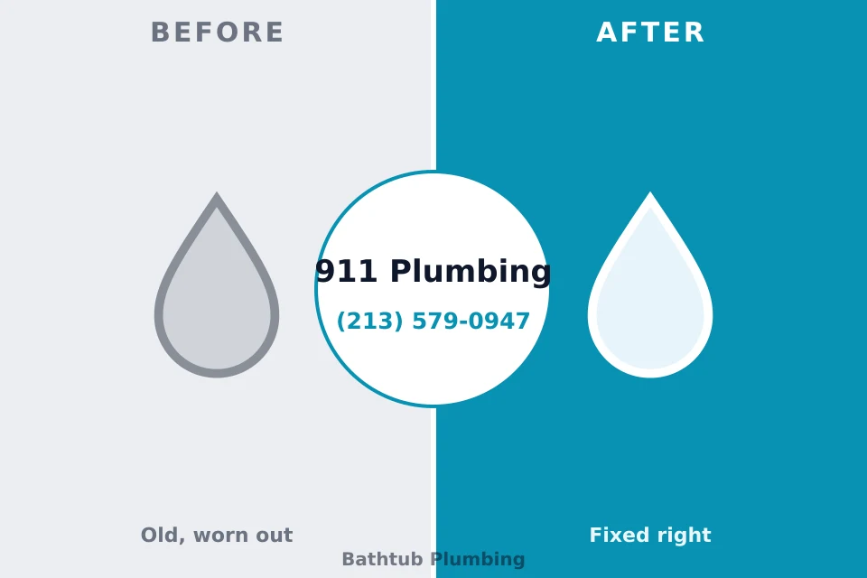 Before and after: plumbing repair Grass Valley, CA